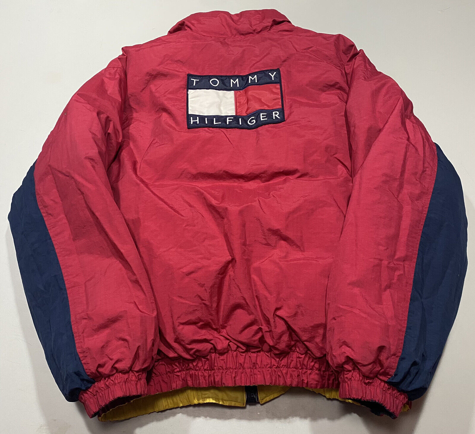 90s Tommy Hilfiger USA Ski Team Puffer Goose Down Reversible 