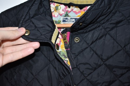 Joules Quilted Jacket Moredale Navy Blue Padded Country Full Zip Womens UK 10 - Picture 3 of 13