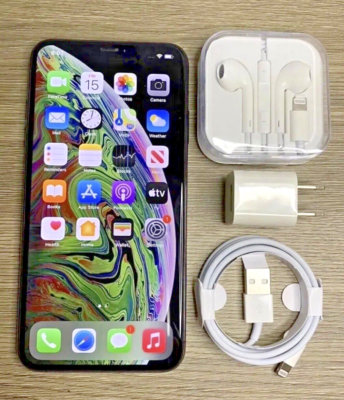 Apple iPhone XS Max 64GB シルバー（バッテリー85%） Apple iPhone XS Max - 64GB - Silver (Factory Unlocked) - EXCELLENT