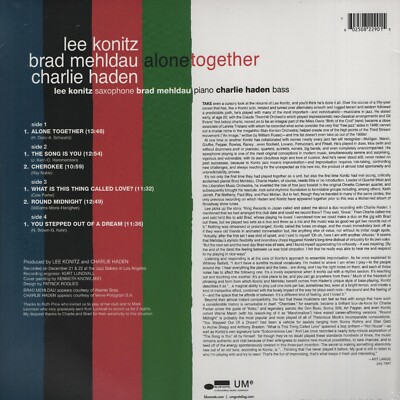 Lee Konitz & Brad Mehldau & Charlie Haden - Alone Together