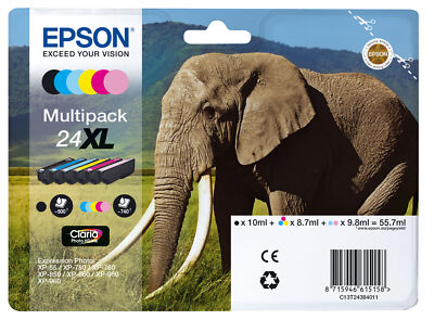 Epson C13T24384011 Elephant Multipack 24XL Multipack 6er Pack