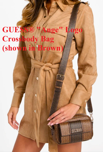 GUESS ANGE LOGO CROSSBODY SHOULDER BAG HANDBAG Red • AUTHENTIC New BNWT - Picture 6 of 23