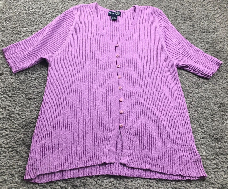 Lote de 4 cárdigan y tops Venezia para mujer talla 18/20 manga corta y 3/4 nuevos sin etiquetas Foto 2 de 4