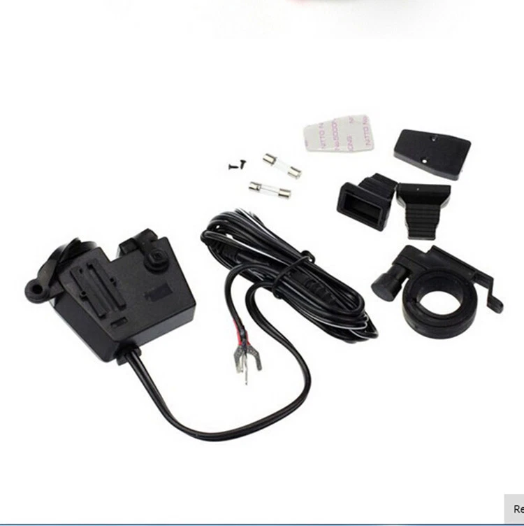 Enchufe de alimentación impermeable USB para motocicleta adaptador de encendedor de cigarrillos cargador de toma Foto 4 de 4
