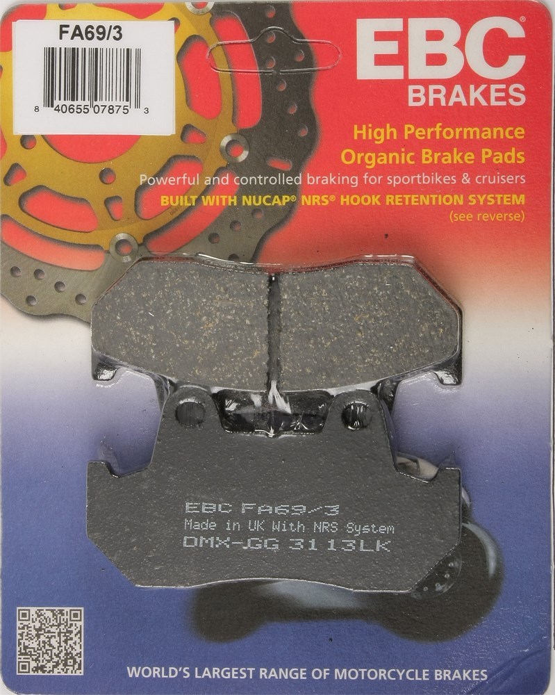 EBC - FA69/3 - Organic Brake Pads | eBay