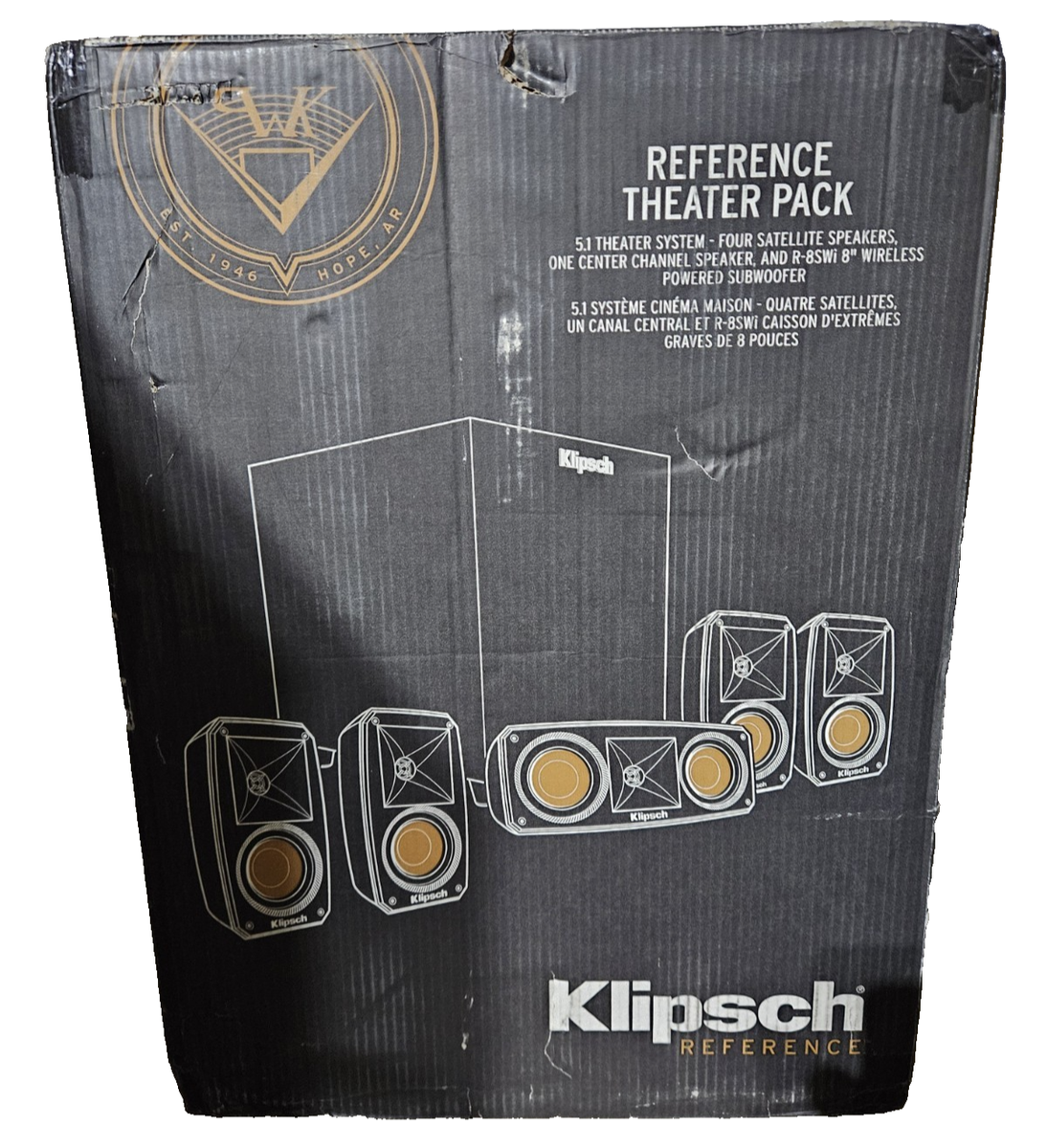 Klipsch Reference Theater Pack Surround System 743878043211