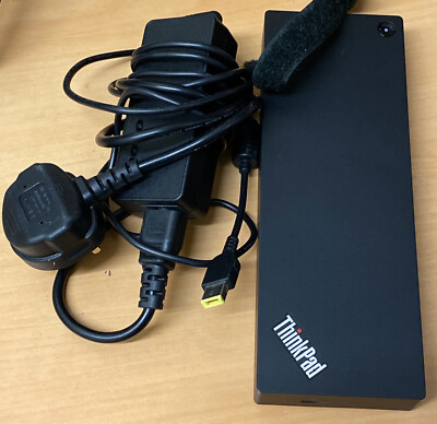 Lenovo ThinkPad Thunderbolt 3 Dock 40AC + UK PSU 90W