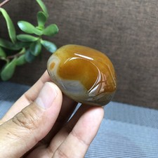 Crazy Lace SILK Banded Agate Polish Crystal Tumbled Stone Madagascar 65g A1722