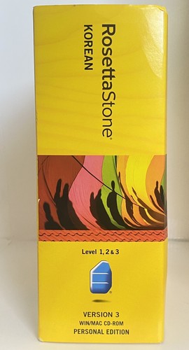 NEW ROSETTA STONE KOREAN LEVELS 1-2-3 COMPLETE SET AUDIO COMPANION INCLUDED - Picture 3 of 6
