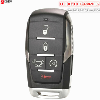 FOR 2019 2020 2021 RAM 1500 SMART KEYLESS PROXIMITY REMOTE KEY FOB OHT-4882056