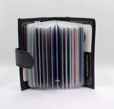 Lock Slim Wallet Secure Men Women RFID Blocking Money Credit Card Holder Wallets