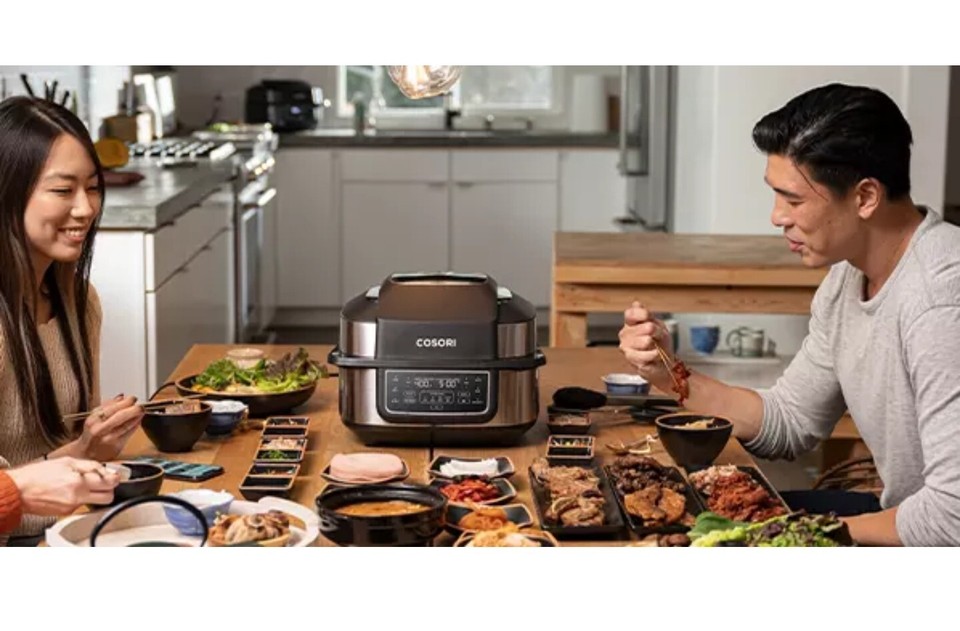 COSORI Indoor Grill Electric Smokeless Grill Indoor & Smart XL Air