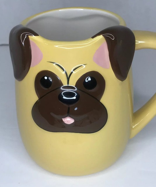 3d dog mug