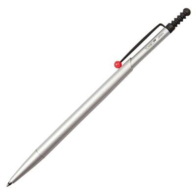 Tombow Oil Ballpoint Pen ZOOM 727 0.7 Silver BC-SAZ04 Black Ink
