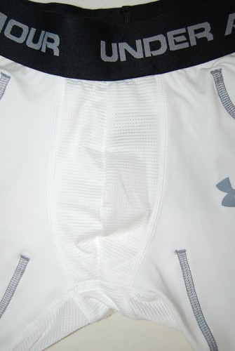 NWT Under Armour Boys White HeatGear 6-Pocket Fitted Football Girdle 8" Ins sz S - Picture 4 of 11