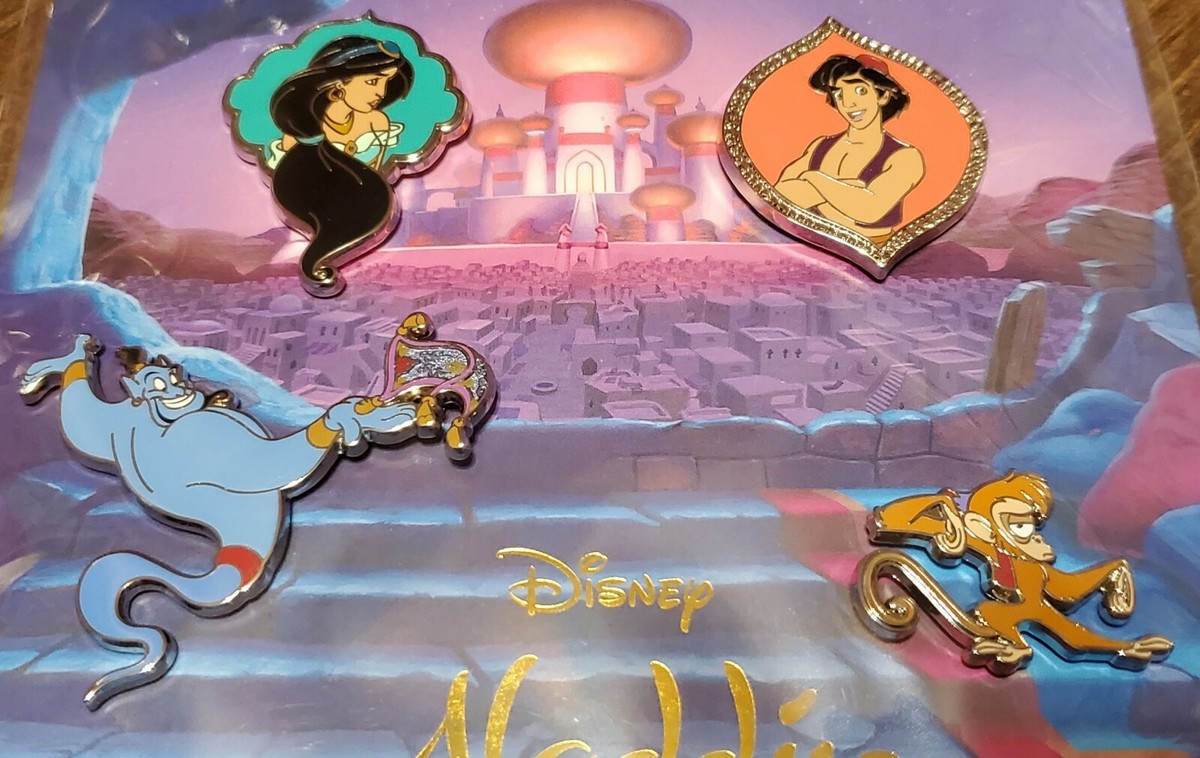 D23 art of jasmine pins ピンバッジ　LE1000 New_Glass_Pins_1000_x_1000_px_
