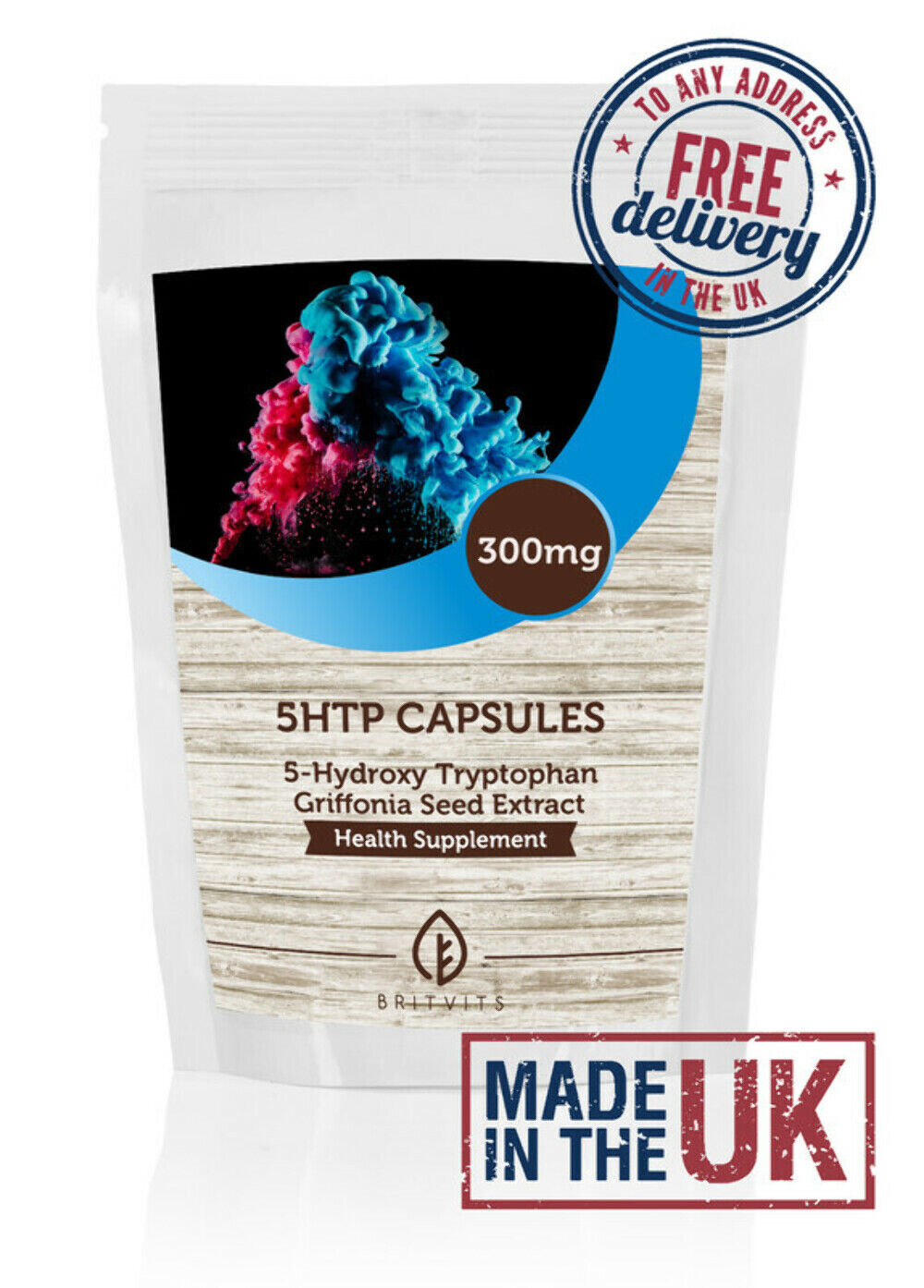 Griffonia Seed Extract 10% 5-HTP 300mg Capsules- Pack of 1000 Pills BULK Wholesa Zapewnienie jakości, wybuchowe zakupy