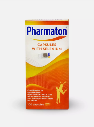 6 X 100s Cápsulas Pharmaton con Ginseng y Selenio Potenciador Energético Rendimiento - Imagen 9 de 11
