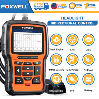 Foxwell NT510 Elite For Toyota Bidirectional OBD2 Scanner Diagnostic Tool BMS