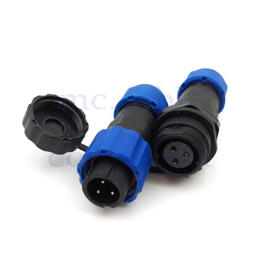 SD13, 2 3 4 5 6 7 Pin Waterproof Connector, Aviation Connector Lamp Plug Socket - Picture 11 of 18