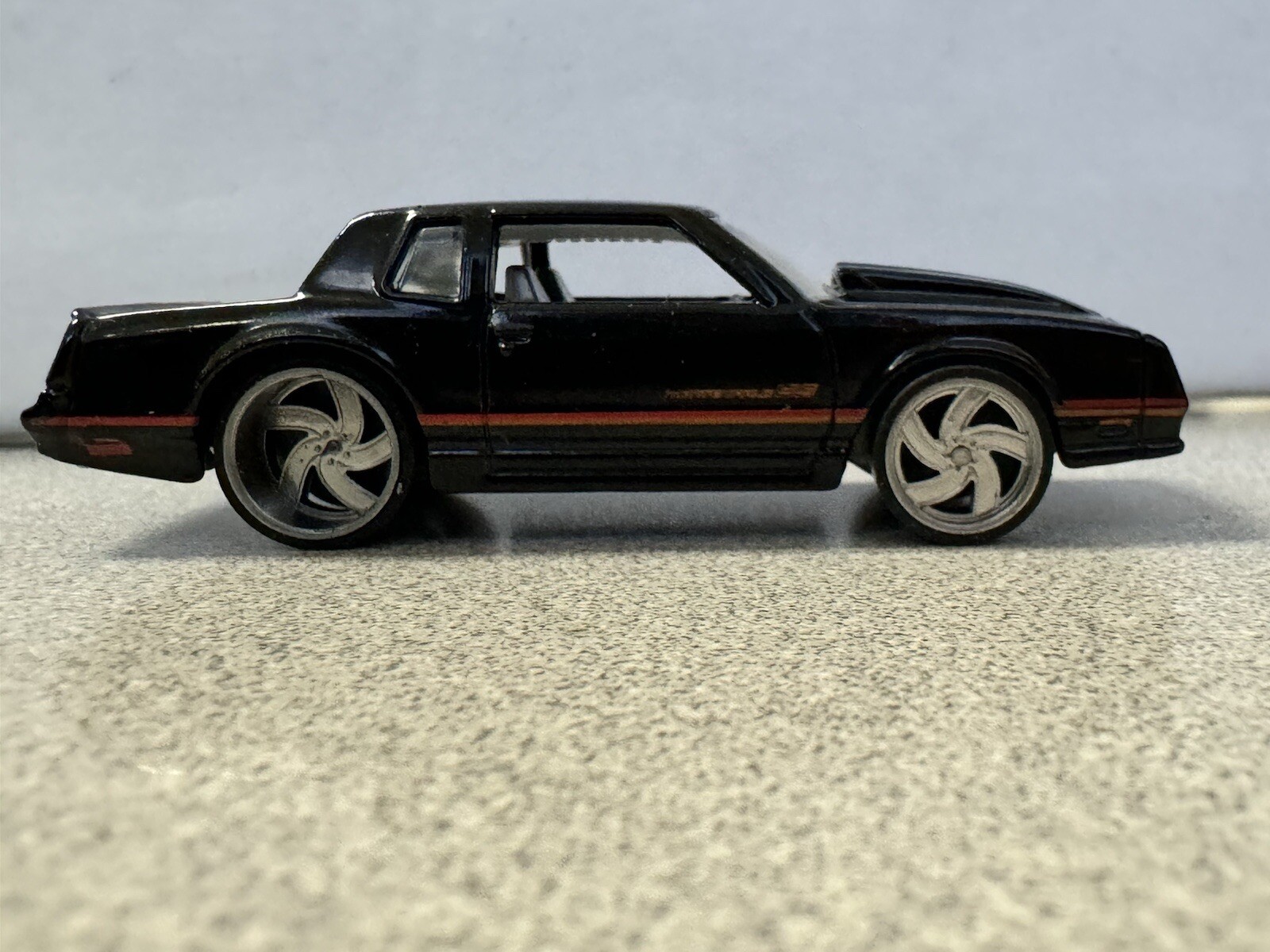 Hot Wheels '86 Monte Carlo SS 2010 New Models Loose On 3D Printed Custom Wheels-image