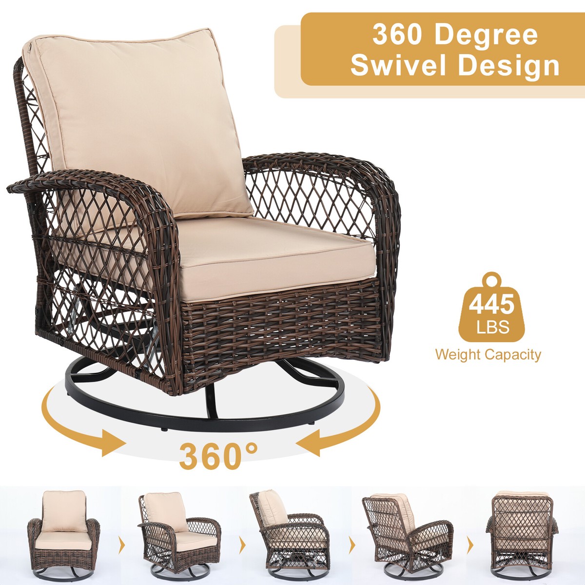 Furniture Hampton Bay Swivel Chair Hampton Bay Patio Chair Swivel