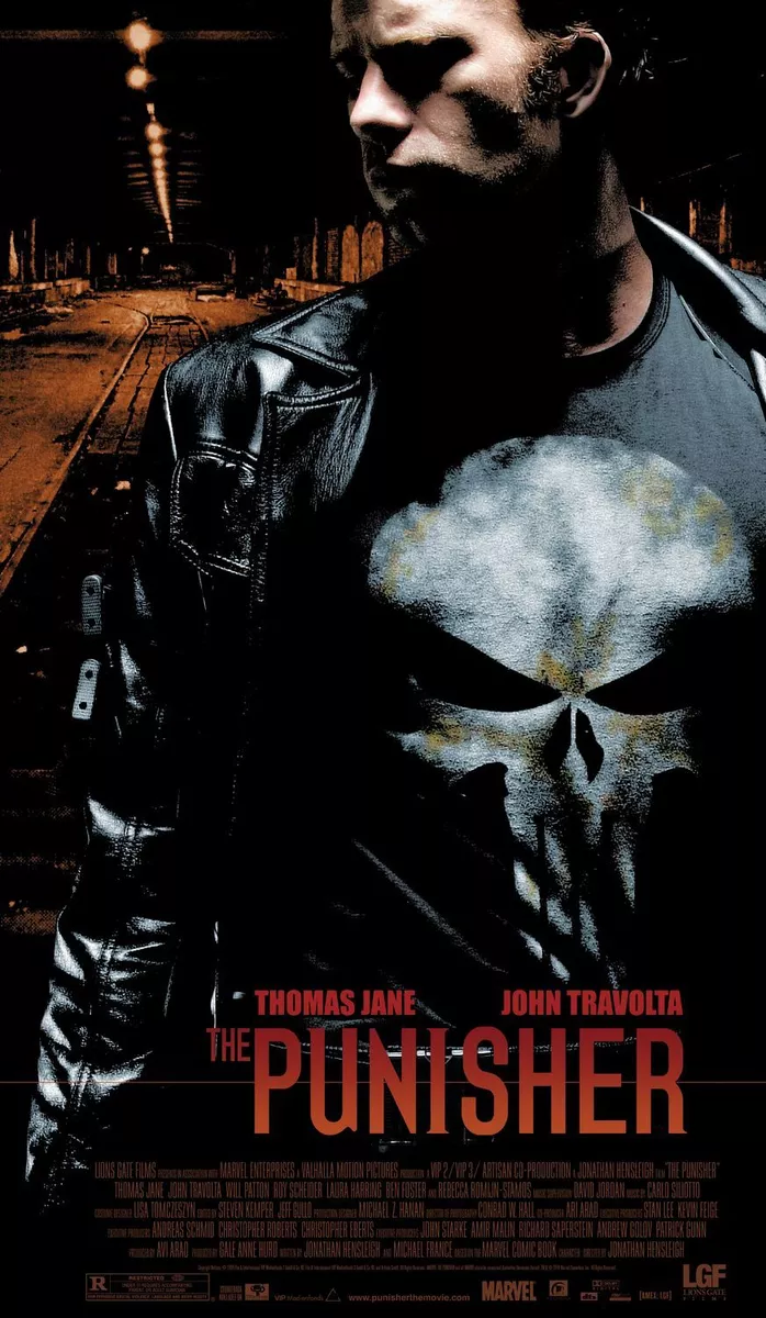 THE PUNISHER (2004) ORIGINAL MOVIE POSTER THOMAS JANE PORTRAIT VERSION -  ROLLED