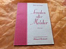 SONATEN ALTER MEISTER Otto von Irmer Noten für Klavier (Titel in Beschreibung)