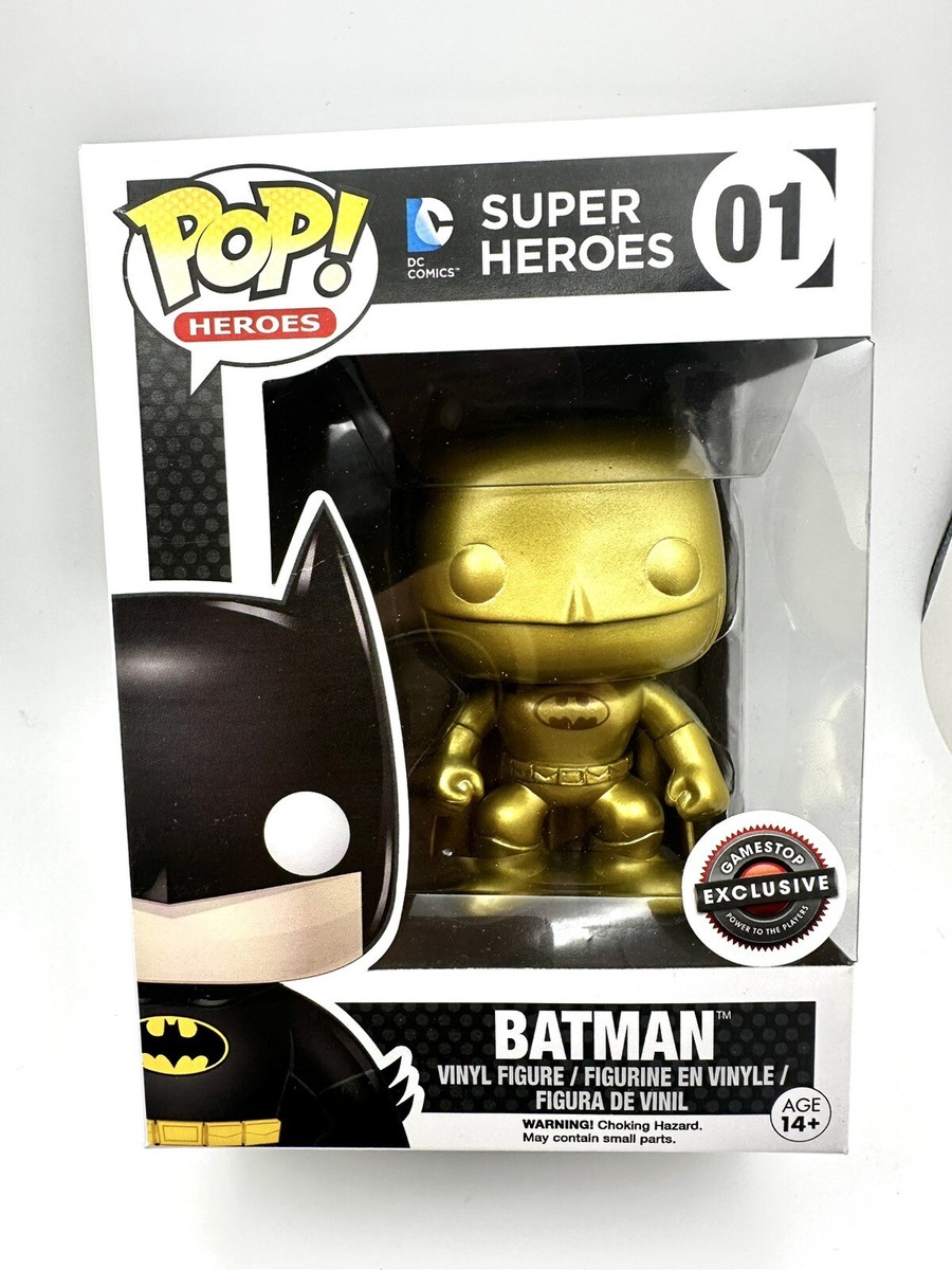 Funko Pop! Batman Gold Chase Gamestop Exclusive (2015)