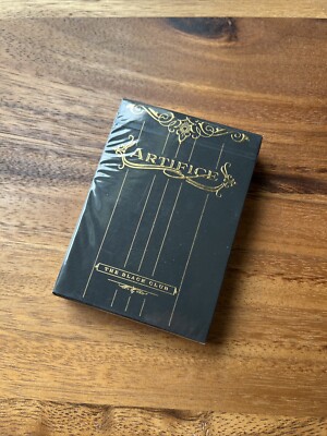 NEW Ellusionist Gold Artifice The Black Club Playing Cards -  Limited RARE USPCC