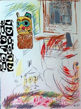 Carlos Pazos Lithograph Signed Numbered Free Figuration Pop Art Abstract Art