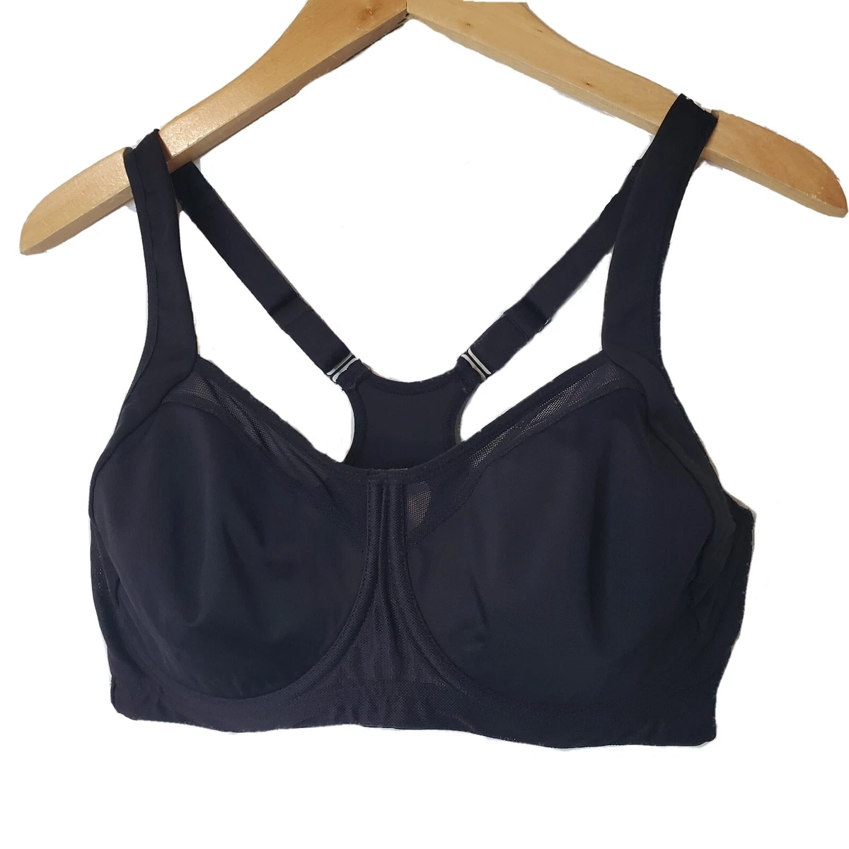 Women's Breedable Sports Bra Size 36D Black Color