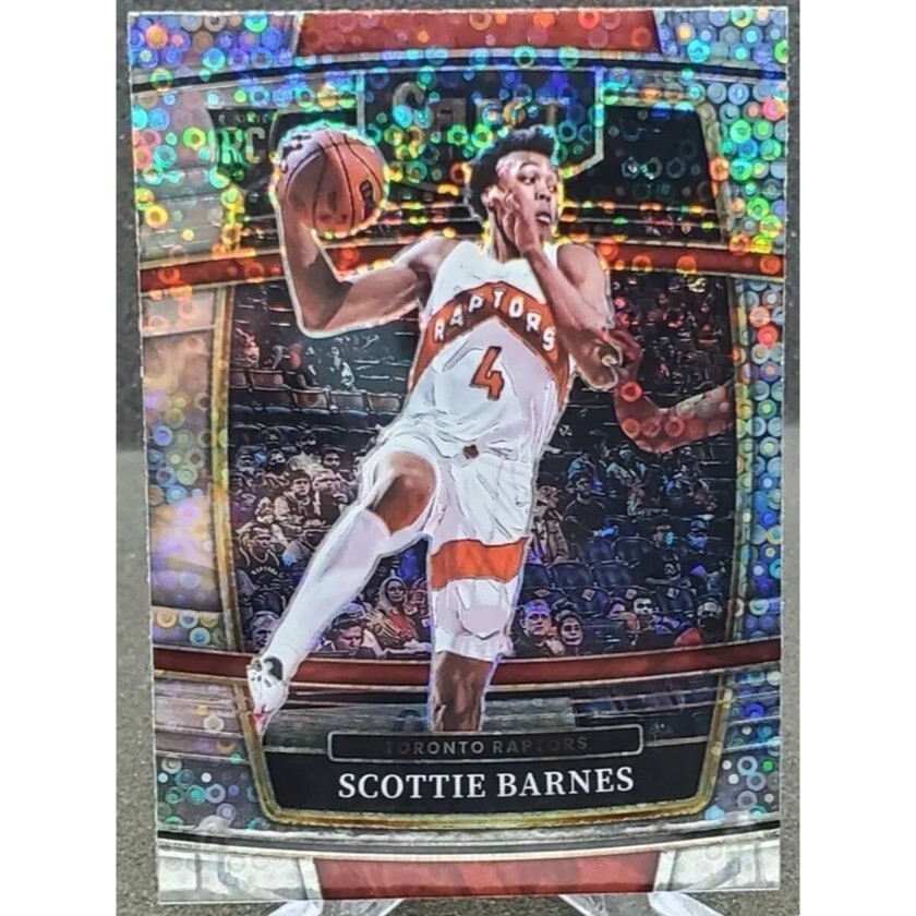 2021-22 Panini Select Scottie Barnes Rookie RC Concourse Silver Disco Raptors