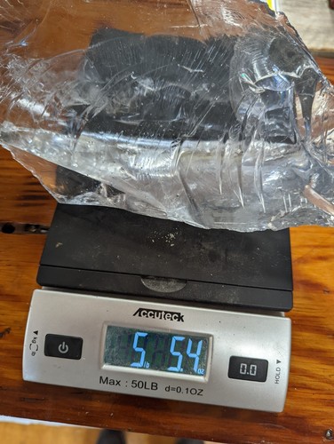 Huge 5.3lbs Ice Blue Slag Cullet Glass Sea Decorator Piece - Picture 8 of 8