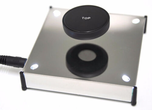 Magnetischer Schwebespiegel Schweben LED Plattform Schwebescheibe Desktop Display Neu - Bild 4 von 6