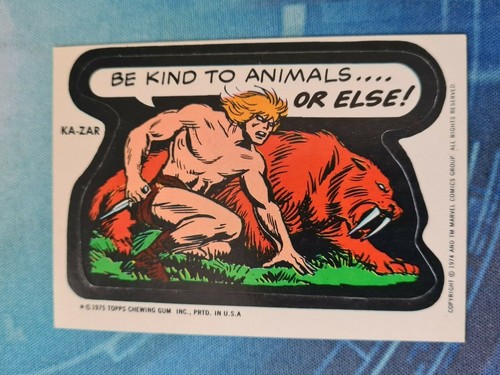 TOPPS MARVEL COMIC BOOK & SUPERHEROES TRADING CARDS CHEWING GUM STICKERS 1975-76 - Picture 4 of 7