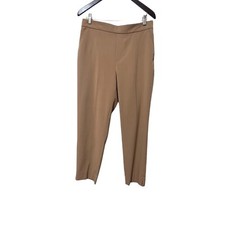 Banana Republic Tan Khaki Elastic Back Ankle Pants 10 1588693