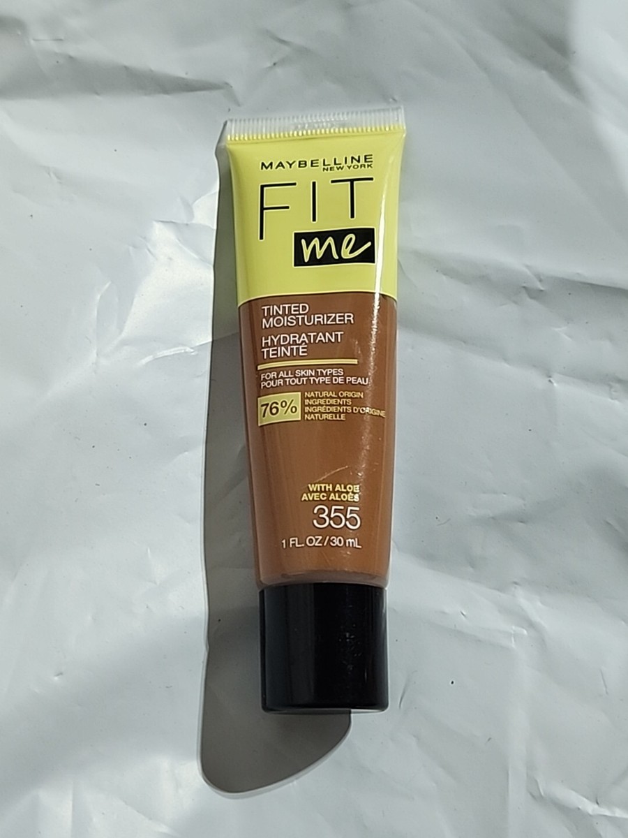 Maybelline Fit Me Tinted Moisturizer – 30 Ml, Getönte Feuchtigkeitspflege Mit Natürlichem Finish (Shade 355)