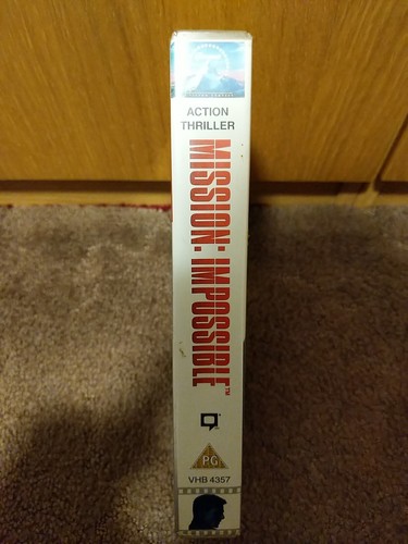 Mission Impossible VHS Tape Ex Rental Big Box Tom Cruise - Picture 3 of 5