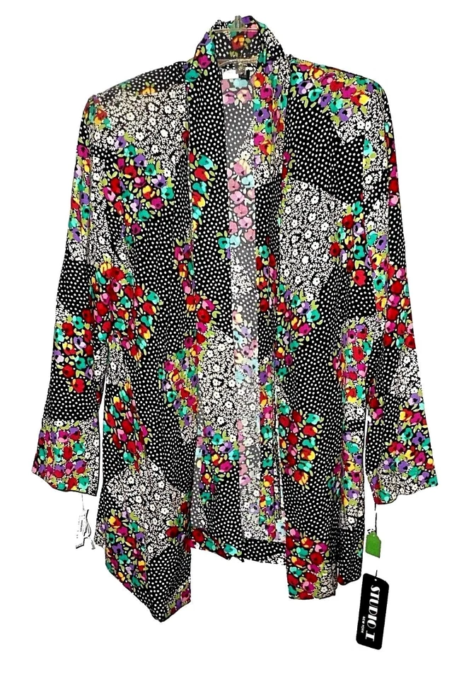 Новый Blazer, Studio I, драпированный декольте галстук Рекомендуемая розничная цена производителя - $158.00 10 - Изображение 4 из 4