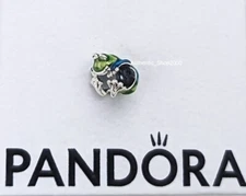New 100% Authentic PANDORA Moments 925 Ale Green Climbing Frog Charm 793342C01