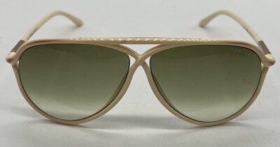 Tom Ford 206 Maximillion Ivory Aviator Sunglasses Tom Ford 206 Maximillion Ivory Aviator Sunglasses with Box  main image 2