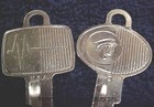(2) Vintage Nos Keys Caliente Cyclone Monterey Comet Fit All Mercury 52 - 64 65