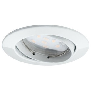 Paulmann 927.64 LED Einbauleuchte Coin Set 6,8W schwenk weiss matt