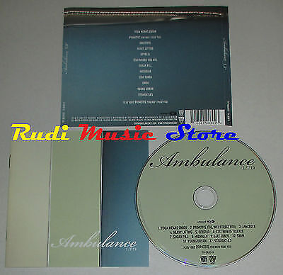 CD AMBULANCE LTD Lp 2005 TVT RECORDS TV-2630-9 lp mc dvd (CS7)