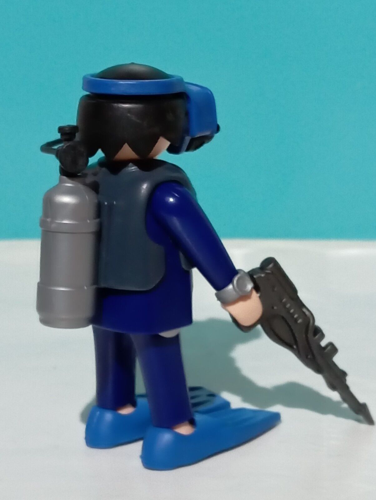 Playmobil K2123 Polizia – Ufficiale Donna In Tenuta Grigia – Usato Per Ricambi O Collezione