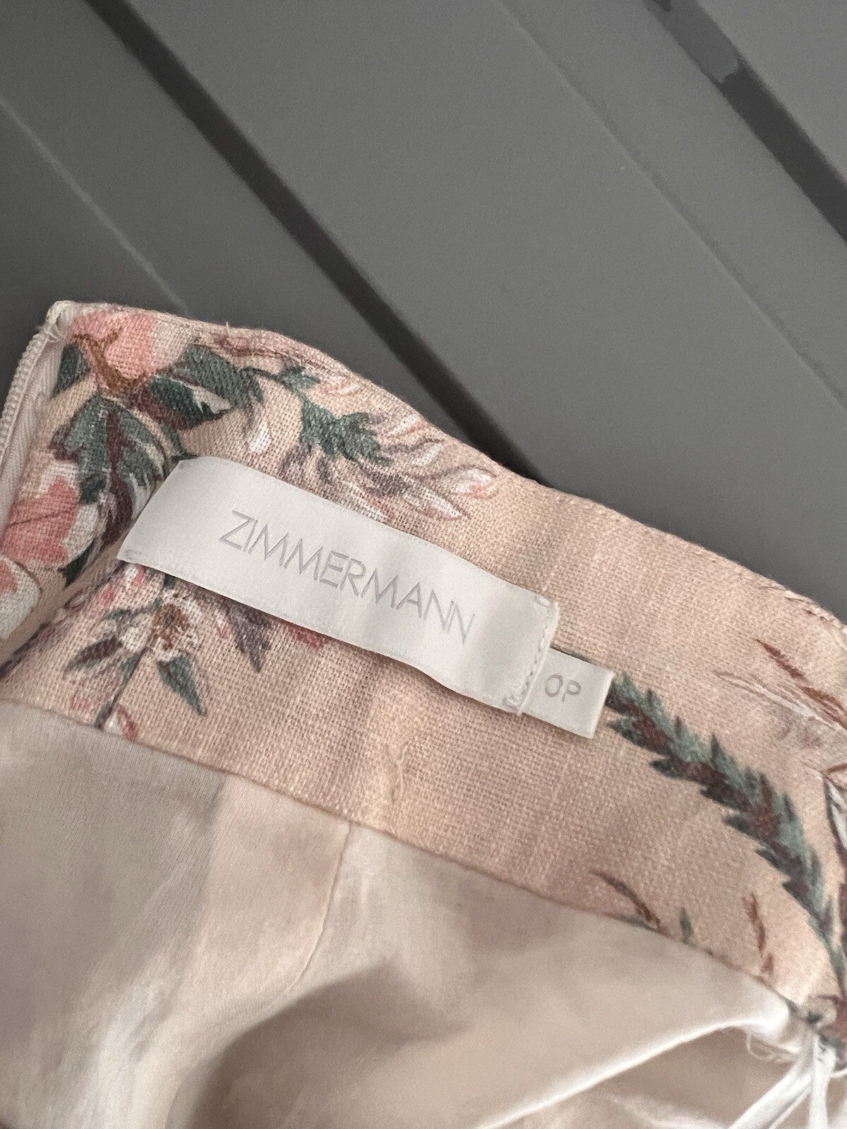 Zimmermann Moonshine Belted Patchwork Shorts Size… - image 9