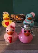 2.5" 2025 Target Valentine's Day Rubber Ducks - Set of 4 - Bullseye - J33P