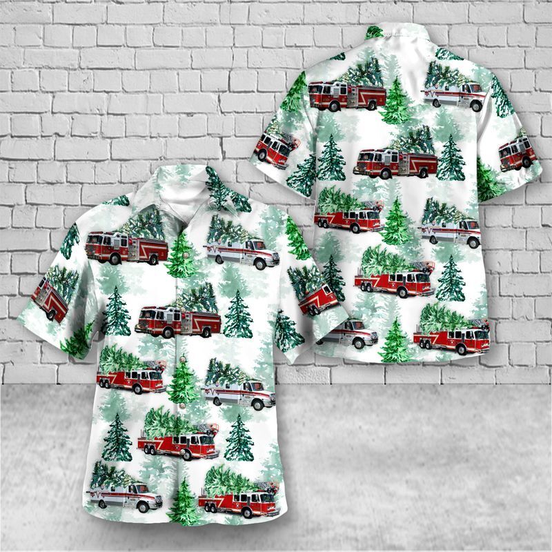 Joliet Will County Illinois Joliet Fire Department Hawaiian Shirt
