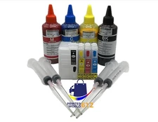 Refillable Ink Cartridge 822 XL +400ml Sublimation Ink for WF4820 WF3820 WF4834